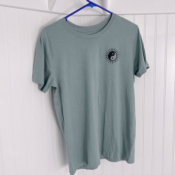 Rebellious One Tops - Rebellious One “Grateful”Slate Graphic Women’s Tee